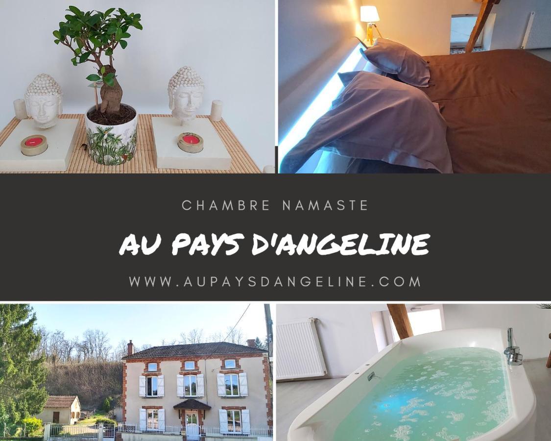Au Pays D'Angeline Hotel La Pacaudière Buitenkant foto